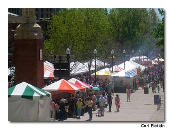 The Dogwood Arts Festival provides a perfect opportunity for local artisans to show off their handmade wares.