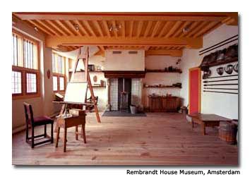 Visitors can almost feel Rembrandt's presence in the recently restored large studio in the Rembrandt House Museum.