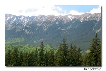 Piatra Craiulu has one of the most spectacular ridgelines in the Carpathian Mountains.