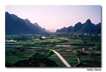 Each year over one million people journey to Yangshuo.