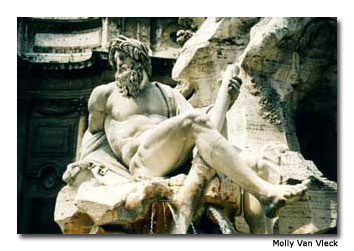 Detailed sculptures decorate the