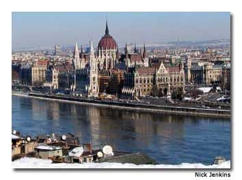 Budapest’s Parliament building is situated alongside the Danube.