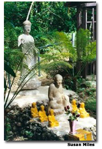 shrine next to cave replica