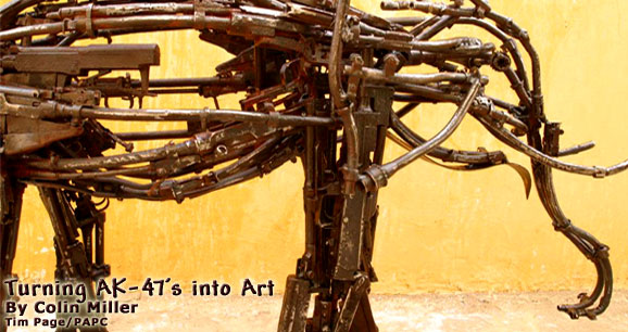 Turning Ak-47's into Art: Sasha Constable