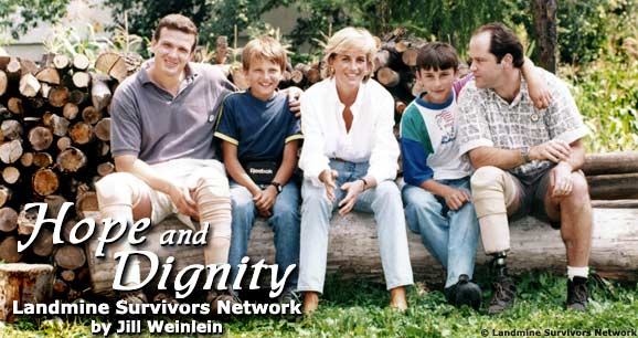 The late Princess Diana accompanied LSN founders on a humanitarian mission to Bosnia in 1997.