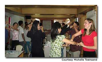 Breaking into song and dance became a staple of the author’s public appearances.