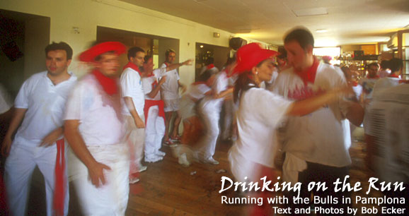 Running With the Bulls in Pamplona