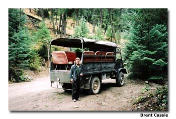 All-terrain vehicles transported us to our mountain destination.