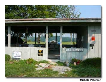 The pilots’ lounge offers a cool place to relax and watch the glider action.