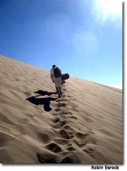 Cliimbing Chile's Sand Dunes