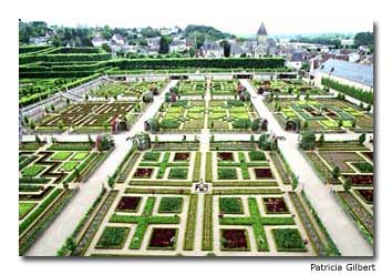 The famous Gardens of Chateau de Villandry date from the late Renaissance period.