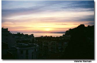 Sunset Over the Baie des Anges