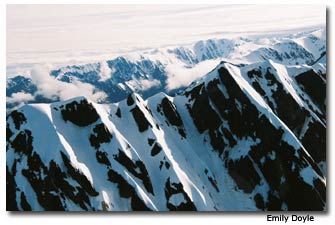 Aerial View of Glacier