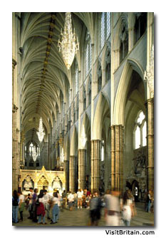 The nave offers visitors a spectacular sight.