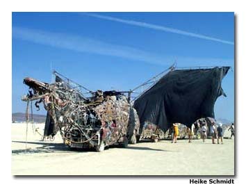 Draka, official public transport in Black Rock City, Nevada