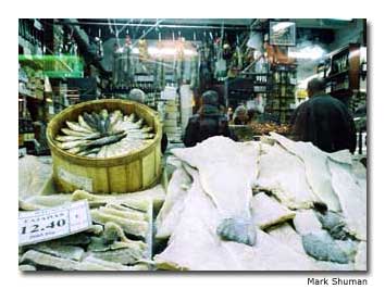 Bacalao, or salt cod, is a regional specialty in San Sebastián.