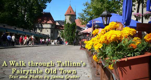 The Old Town in Tallinn, Estonia