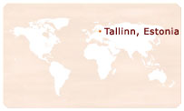 Map of Tallinn, Estonia 