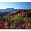 Fall colors cover the Great Smoky Mountains.