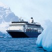 The 1258-passenger Holland America Line ship, ms Ryndam, sets sail in Antarctica Photo by Holland America