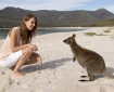 Getting to know some of the locals in Tasmania. Photo by Australia Tourism.