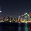 The Toronto skyline at night. Photo by Tourism Toronto