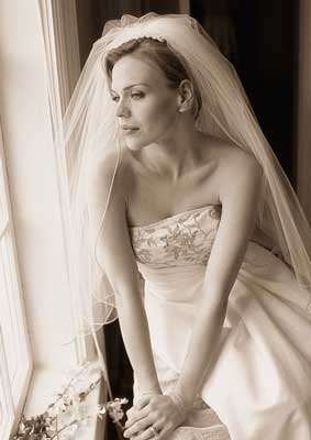 Bride at her destination wedding