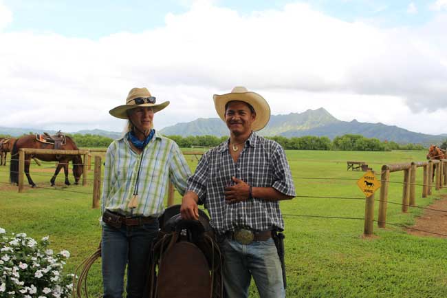 Hawaii has large ranches. Cowboys here are called paniolos. Photo by Janna Graber 