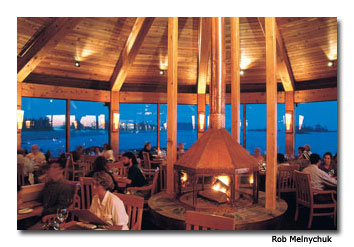 Guests enjoy a romantic dinner at The Wickaninnish Inn, The Point Restaurant.