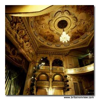 Inside the historic Wyndhams Theatre