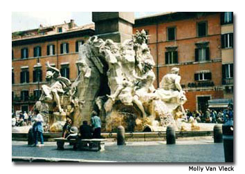 The Piazza Navona is a prime location to fully experience the festivities that take place during Rome’s Epiphany Fair.