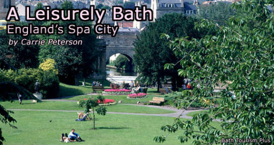 Bath is a relaxing place to be.