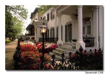 The well-preserved exteriors of mansions in Savannah’s historic district give no clues to their sometimes seedy pasts.