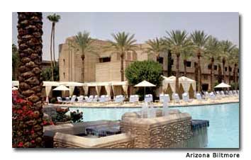 With the warm winter climate in Phoenix, it’s easy to spend lots of time in the resort’s massive Paradise Pool.