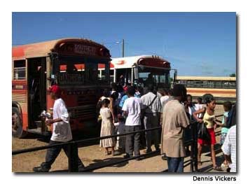 Many towns and villages throughout Belize are accessible by bus from San Ignacio.