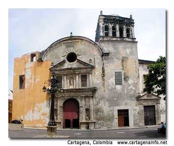 The newly renovated church of Santo Domingo, the oldest church in the city, was built in 1539.