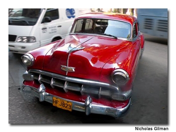 Havana appears untouched since the revolution of 1959, with ’50s architecture and classic cars completing the image.