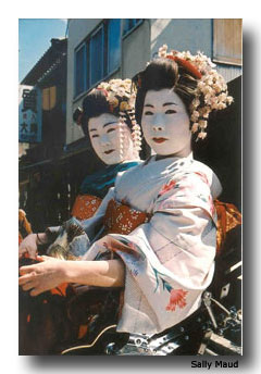 Geisha in Japan. Photo by Susan Miles