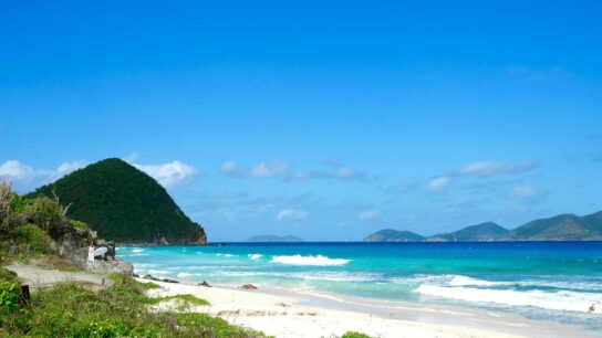 Beautiful beaches in the British Virgin Islands