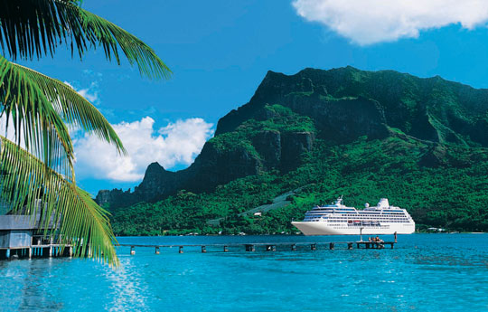 Princess Cruises visit Moorea Island in French Polynesia. Photo by Princess Cruises