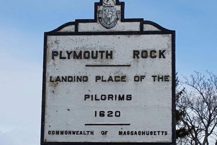 The site of Plymouth Rock