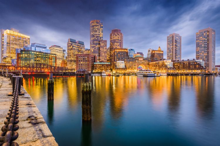 Boston Harbour skyline