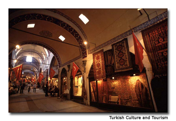 Turkish architecture creates a calm atmosphere.