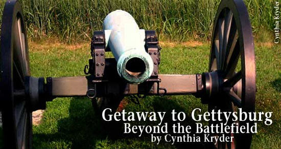 A cannon at Gettysburg.