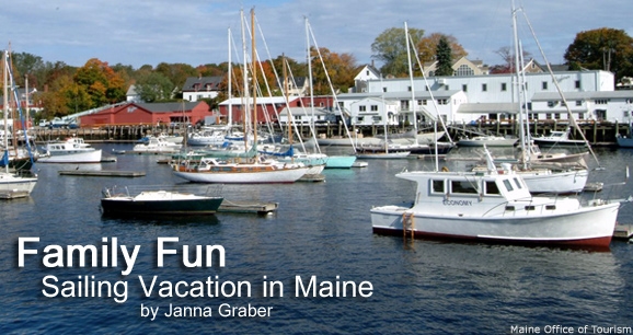 Sailing in Maine - Linekin Bay Resort