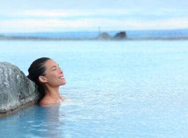 Visit the blue lagoon in Iceland