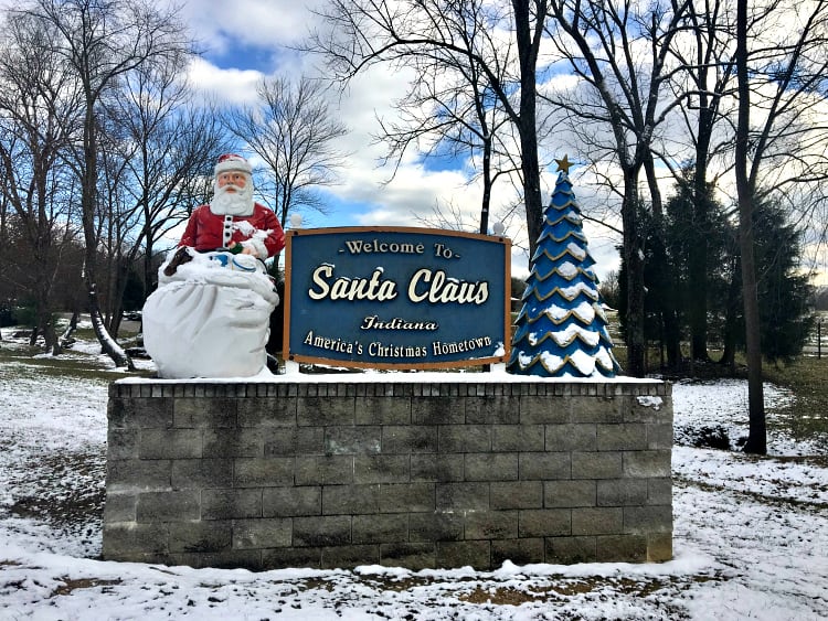 Welcome to Santa Claus, Indiana!