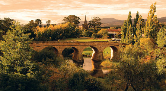 Richmond Bridge is Australia’s oldest road bridge. Photo by Australia Tourism