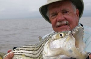 Fishing for tiger fish in Zululand.