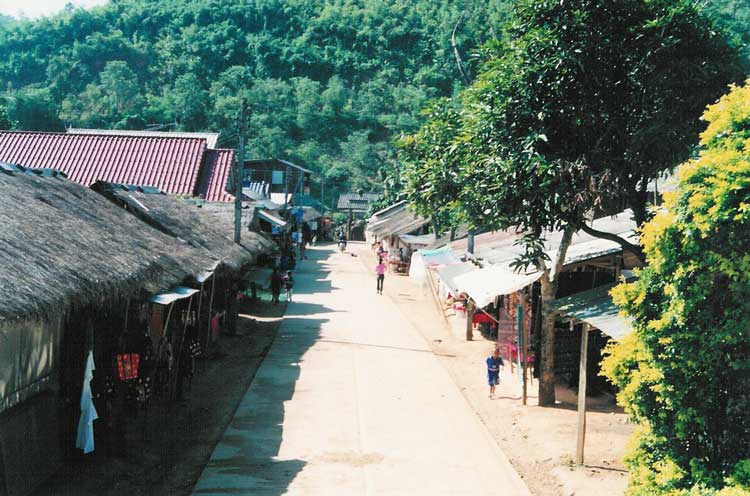 Visiting a Karen village in Thailand